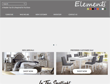 Tablet Screenshot of elementsgrp.com